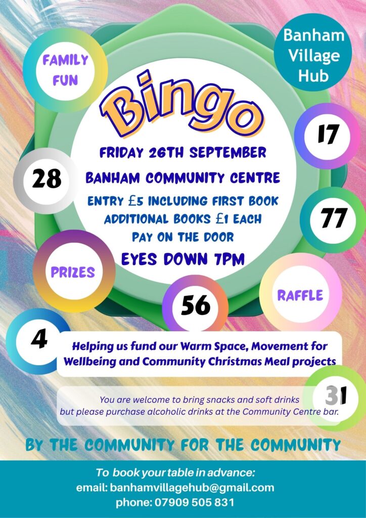 Community Hub Bingo
